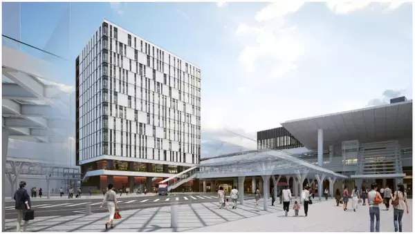 JR東日本、新潟市「新潟駅万代口東地区開発」工事に着手　回遊性向上と持続可能なまちづくりを推進
