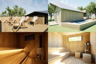 福島県いわき市にアウトドア型サウナ特化施設「JOBAN SAUNA」が11月プレオープン　ルーフトップスペースを完備