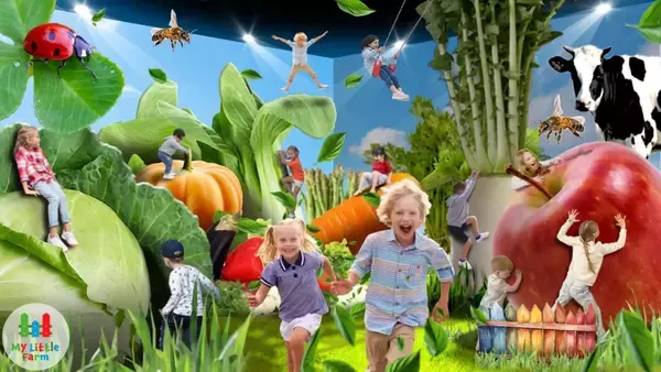 横浜市内に屋内型農場テーマパーク「マイリトルファーム」が2024年秋開業予定　農作物をテーマにした遊具や体験を提供