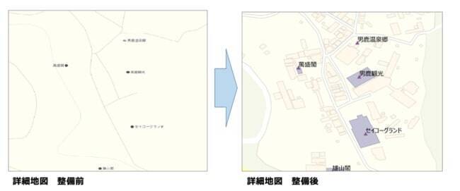 ジオテクノロジーズ、日本全域を整備した「詳細地図」を提供開始　人口カバー率100%・道路幅や建物の形状も忠実に表現