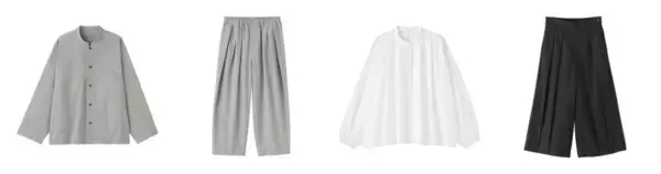 無印良品、アジアの衣服文化を取り入れた「まっすぐ仕立てた」シリーズ8アイテムを新発売　生地ロスの抑制と着心地を両立