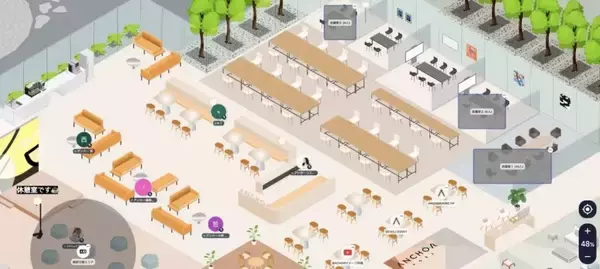 アンカー神戸、2Dメタバースバーチャル空間を開設　リアルとオンラインの交流の場として活用