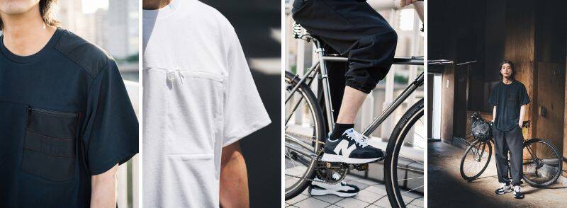 ニューバランスとBRIEFING、バッグ・アパレルを共同開発　コンセプトは「自転車」　7月30日より発売