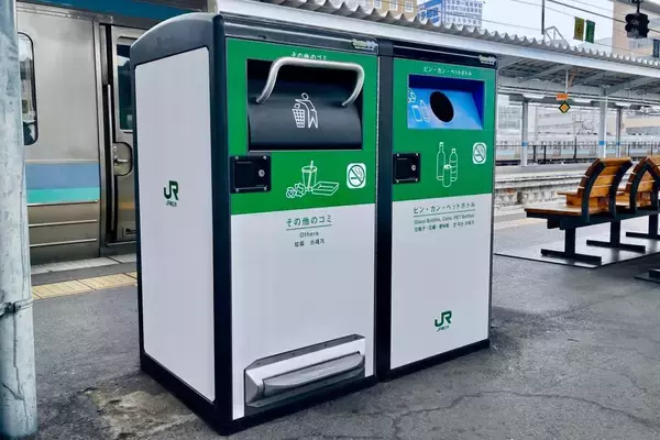 長野県・JR松本駅にスマートゴミ箱「SmaGO」を計10台設置　信州らしいデザインで観光問題に貢献