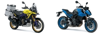 スズキ、新型「V-STROM 800DE」・「GSX-8S」発表　海外向け大型二輪車として2023年2月より順次販売