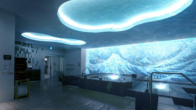 「海とつながるサウナ」が両国湯屋 江戸遊にて3月22日より開催　サンゴやペンギンなど海の生き物が感じる“暑さ“を疑似体験