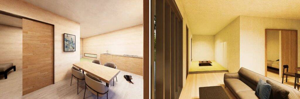 宮城県蔵王町にグランピング施設「隠れ家Village 薪のくつろぎ®︎蔵王」が4月15日オープン　全天候型施設