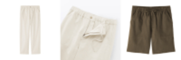 無印良品、ジュート約30％使用の「ジュート混パンツ」シリーズを新発売　紳士パンツを2種展開