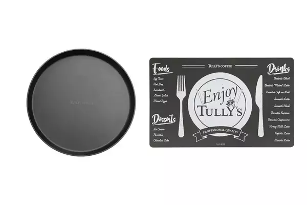 伊藤園、タリーズコーヒー店舗内で出た廃棄予定のコーヒー粉をアップサイクル　オリジナルプレートとランチョンマットを制作