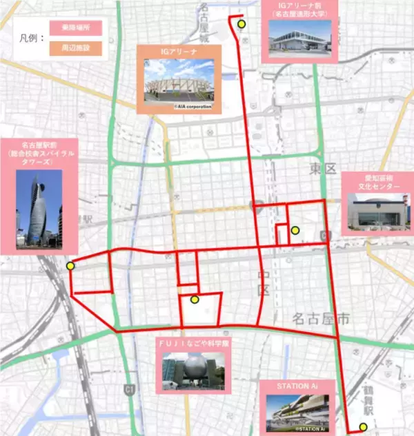 NTTドコモら、愛知県名古屋市で自動運転とオンデマンド配車の実証実験を9月11日から開始　地域の交通課題の解決へ