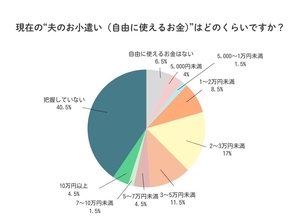夫婦のお金意識、世帯年収1,000万円でも2割は「夫の小遣い3万円未満」　約4割の妻が夫の小遣い額を「把握していない」