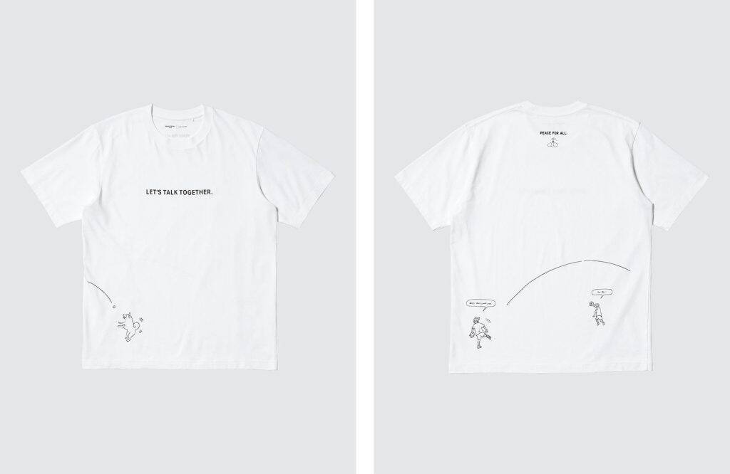 ユニクロ、4月17日より「PEACE FOR ALL」新作をを発売　栗山 英樹氏・東宝・東レの3組のチャリティTシャツが登場