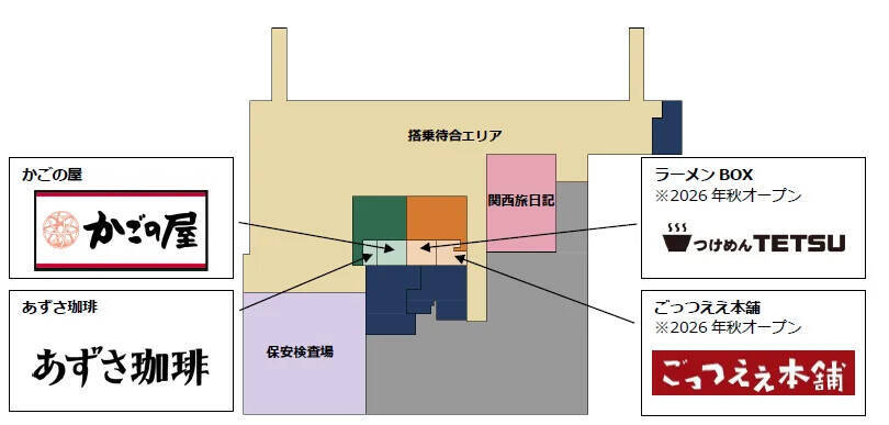 関西国際空港第2ターミナル（国内線）、4月1日にリノベーション後オープンへ　自動手荷物預け機導入と保安検査場拡張を実施
