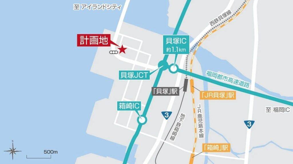 JR九州、福岡市に物流施設「LOGI STATION福岡箱崎」を着工　箱崎ふ頭で冷凍冷蔵倉庫を共同開発