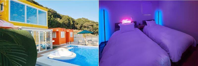 兵庫県・淡路島の1棟貸切プライベートヴィラ「THE BOXY AWAJI」グランドオープン　バレルサウナやジャグジー＆プールも完備