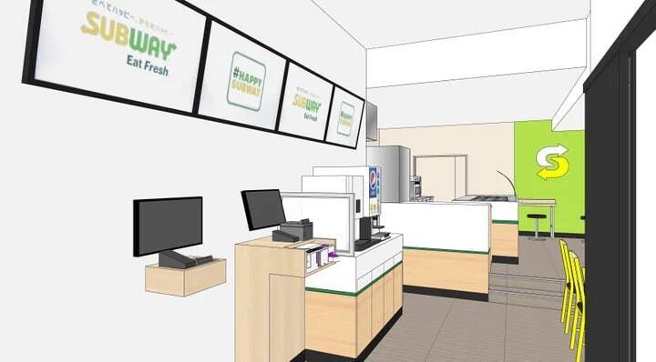 サブウェイ、「代々木店」を12月1日オープン　セルフオーダーシステム導入　日本独自の店舗デザイン