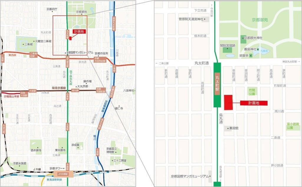 京都府京都市に「（仮称）Avani Kyoto」建設へ　旧京都新聞本社ビルを活用したホテル開発