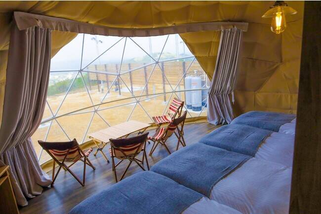 沖縄県内最大のグランピング施設「エイトポイントリゾート沖縄」が2月1日に開業　こだわりの地元食材やホテルライクな体験