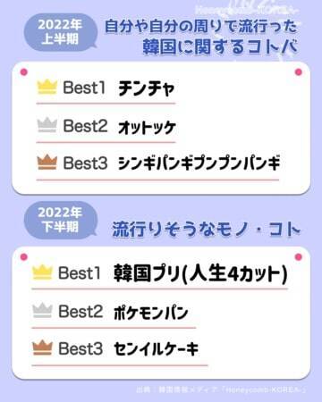 2022年上半期韓国トレンド、注目アイドル1位は「IVE」「韓国ドーナツ」も流行の兆し　Honeycomb-KOREA-調べ