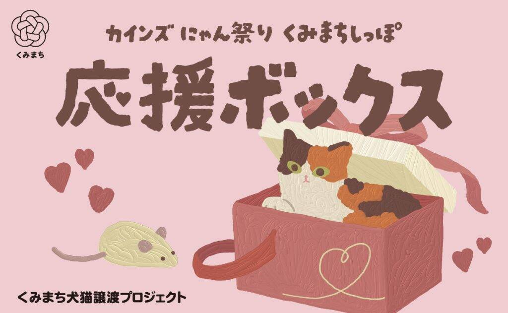 カインズ、「にゃん祭り2026」で寄付活動を1月24日から実施　物資支援のための「くみまちしっぽ応援ボックス」も設置