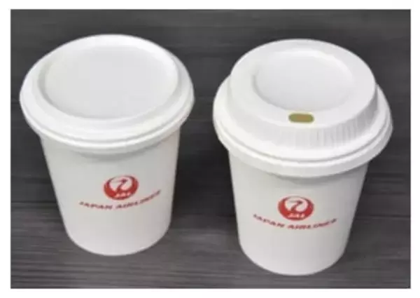 JALと日本製紙、国内線機内サービスで使用した紙製カップ類のリサイクルを開始　12月より