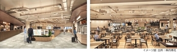 福岡空港国内線のフードホール「the foodtimes」、4月より移転リニューアル　福岡空港初出店含む8店舗が登場