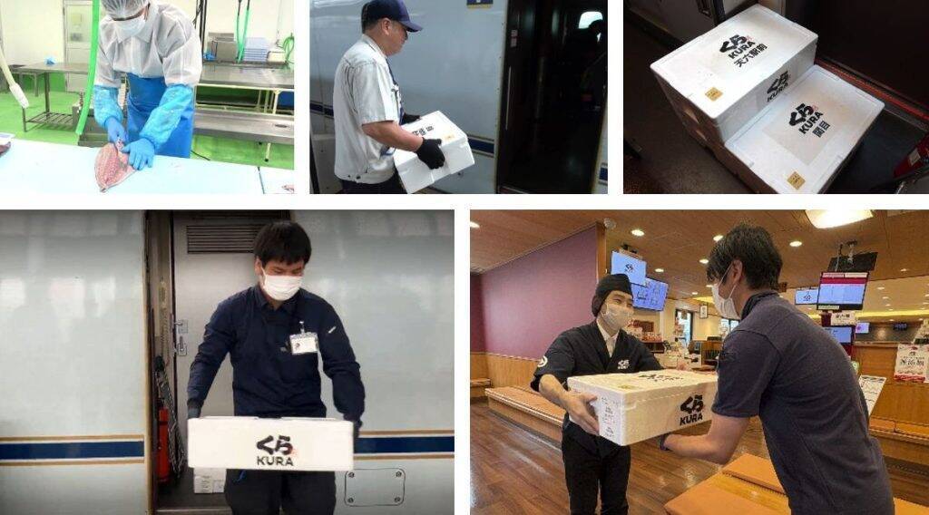 鹿児島産の朝〆鮮魚を大阪市内5店舗の「くら寿司」で当日販売　JR西日本・九州の新幹線輸送サービスを活用