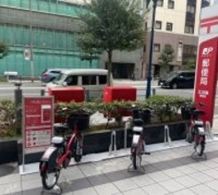大阪市内の郵便局8か所でシェアサイクル「HUBchari」が利用可能に　大阪市内周遊の活性化を図る