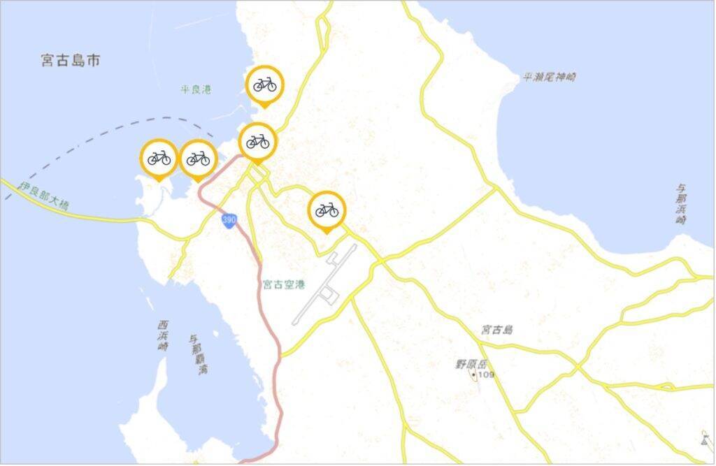 沖縄県宮古島市でシェアサイクルの実証実験を開始　「ダイチャリ」活⽤で島内の交通環境改善・観光周遊性の向上へ