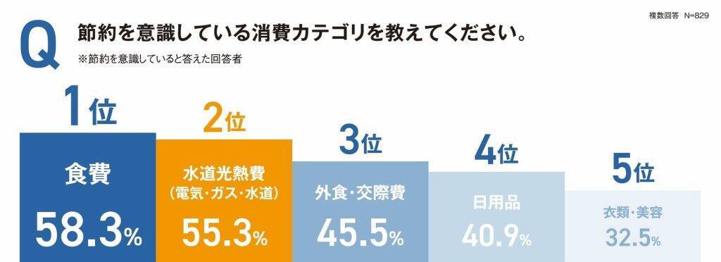 物価高で約8割が節約を意識　固定費見直しに関心広まる一方、ムダ電気習慣による「チリツモ電気」が家計に影響
