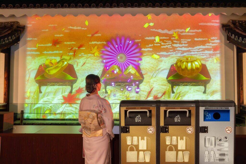 京都・嵐山「桂川クリーンアップ体験」にスマートゴミ箱「SmaGO」設置　ゴミを捨てると景品が当たる「ゴミ捨てアート」も実施