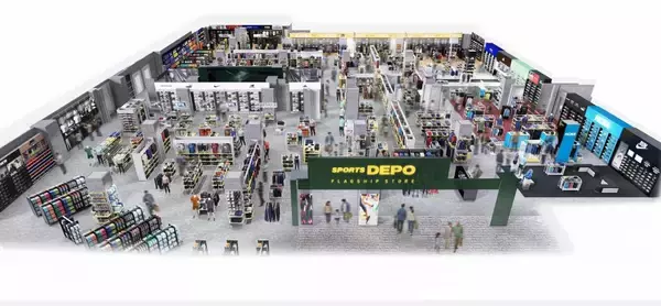 神奈川県に「スポーツデポフラッグシップストア トレッサ横浜店」が3月6日オープン　売り場約1,000坪の体験型ストア