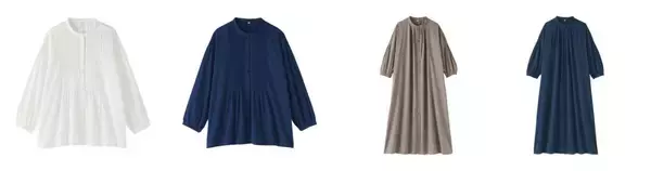 無印良品、　婦人服「綿ピンタック」シリーズを7月13日より新発売　晩夏から秋にかけて着用しやすい商品が登場