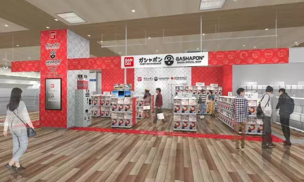 埼玉県「イオンモール北戸田」にバンダイナムコグループのオフィシャルショップ5店舗が登場　12月12日より