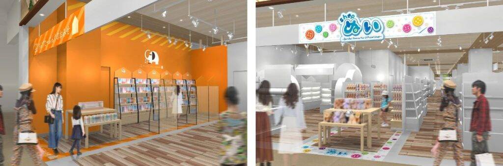 埼玉県「イオンモール北戸田」にバンダイナムコグループのオフィシャルショップ5店舗が登場　12月12日より