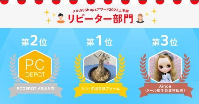 ソウゾウ、「メルカリShopsアワード2022 上半期」発表