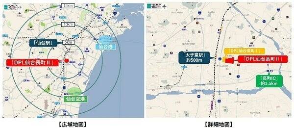 宮城県仙台市で大型マルチテナント型物流施設「DPL仙台長町Ⅱ」着工　広域配送に対応
