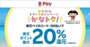 楽天ペイ、神奈川県が実施する「かながわトクトクキャンペーン！『かなトク！』」に参加　最大20%還元