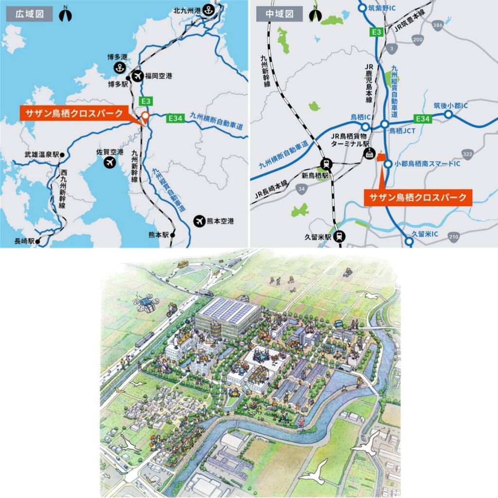 佐賀県鳥栖市・東急不動産・T2、「サザン鳥栖クロスパーク」における自動運転トラックの実装に向けた官民連携を実施　製造業の自動化を支援
