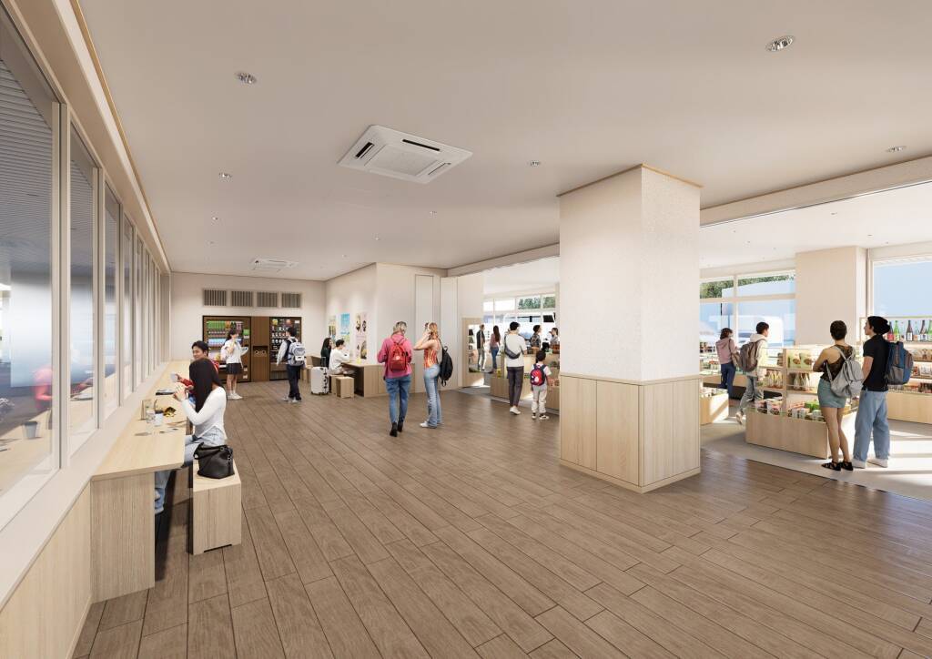 岐阜県中津川市のJR東海「中津川駅」に「PLUSTA中津川」が秋頃オープン　待合室と店舗を一体的に再整備