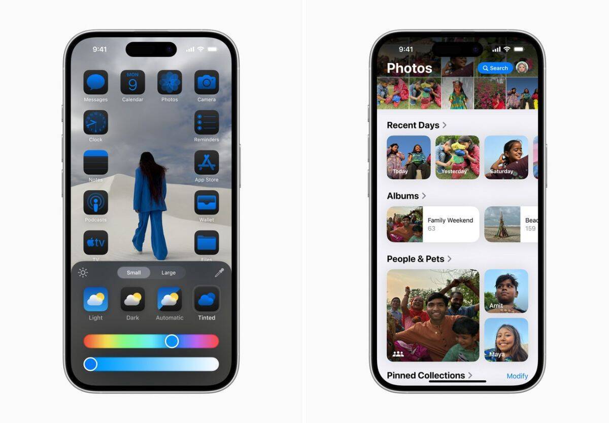 Apple、「iOS 18」提供開始　ホーム画面や写真アプリのパーソナル機能などをアップデート