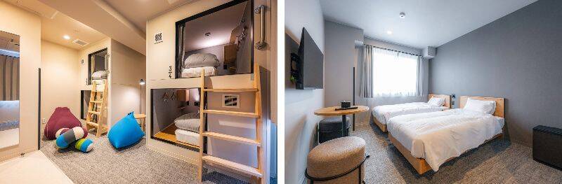 大阪・新世界に新築大型ホステル「GRAND HOSTEL LDK 大阪新世界」6月18日開業　1室限定の鉄道ジオラマ客室を設置