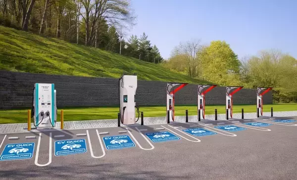 神奈川県・海老名SAの急速充電ステーションをリニューアルへ　「SERA-400」含む急速充電器を3基（8口）設置