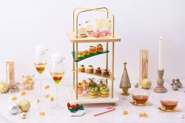 大阪府「OMO7大阪 by 星野リゾート」、11月15日より「あめちゃんクリスマスアフタヌーンティー」開始　なにわマダムの必須アイテムを堪能