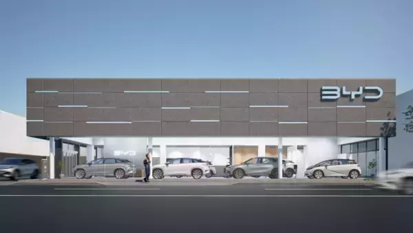 埼玉県川越市にBYD正規ディーラー店舗「BYD AUTO 川越」が4月3日オープン　今夏発売予定の軽EV「BYD RACCO」を特別展示