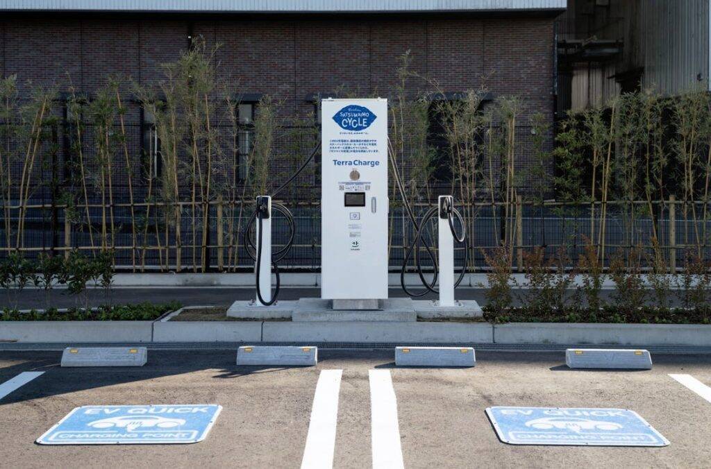 宮崎県・霧島酒造「KIRISHIMA GREENSHIP icoia」で急速EV充電サービス開始　「サツマイモ発電」を活用