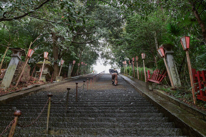 見た目は7社、中身は56神！？　祈りの集積地、静岡浅間神社でランパンプスが合格祈願！