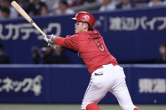 中田翔氏「きっかけになる」広島・小園、26打席ぶりの安打が適時打！