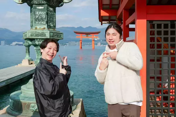 「カラスが導いた神の島？！　平清盛公も信仰した世界遺産、嚴島神社にてランパンプスが合格祈願！」の画像