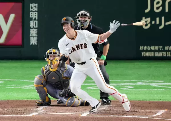 巨人・松本剛、2番打者として良い働き　江本氏「野球を知っていますよね」